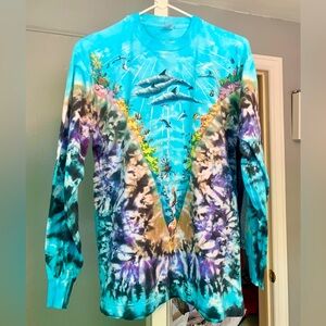 VTG 1990 Liquid Blue John Conwell Long Sleeve shirt SZ LG